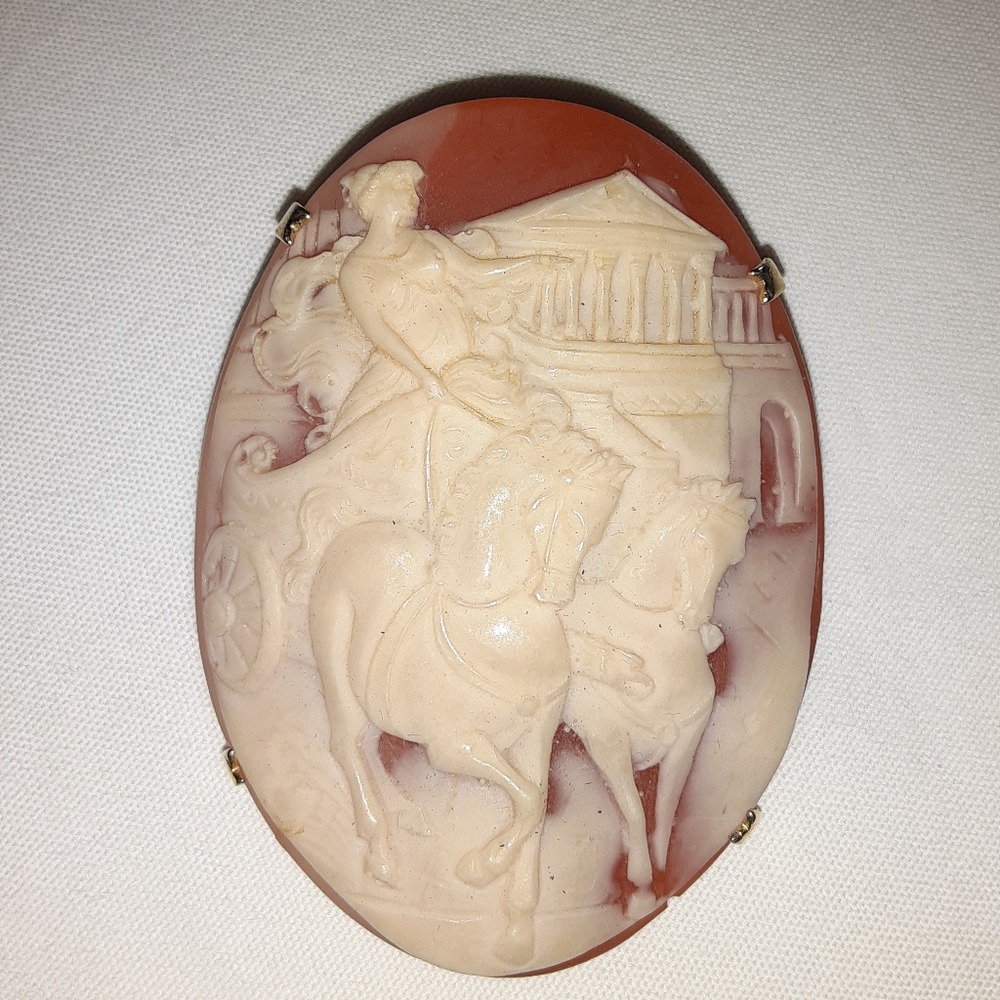 Beautiful Vintage Cameo Brooch